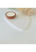 Tabla Marmol Triangular Blanca