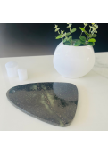 Tabla Mármol Triangular Negra