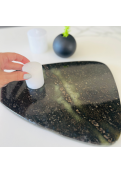 Tabla Mármol Triangular Negra