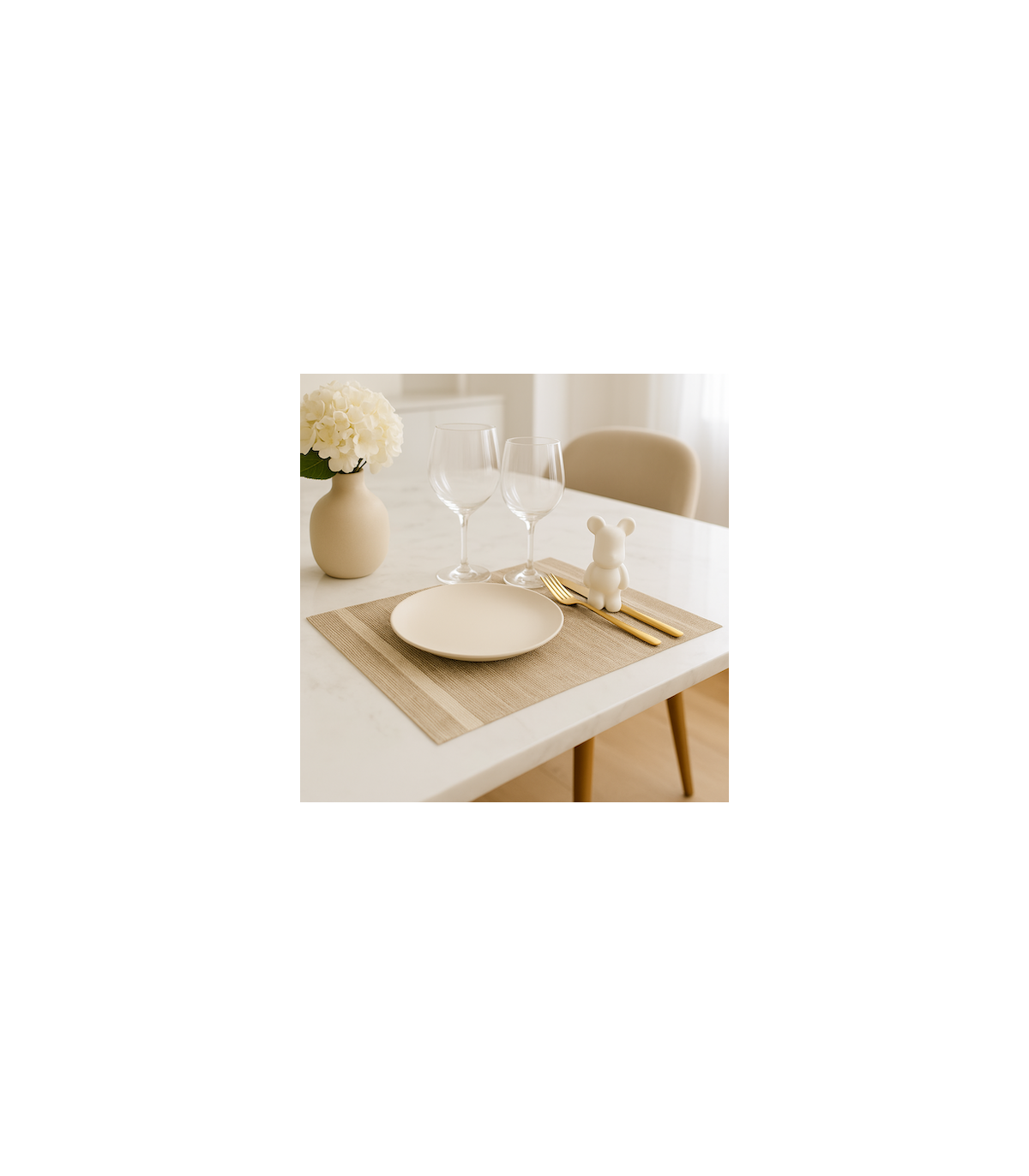 Individual Linen Beige