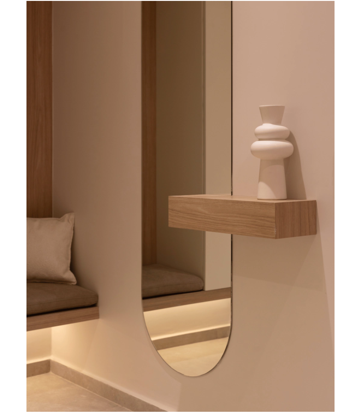 Florero Broadway Crudo Minimalista