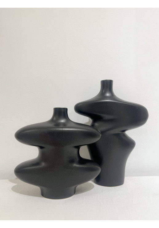 Jarrón Gramercy Negro - Grande