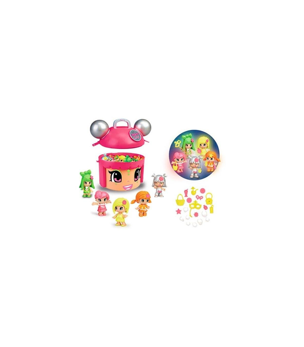 Pinypon Cabeza Neon Party
