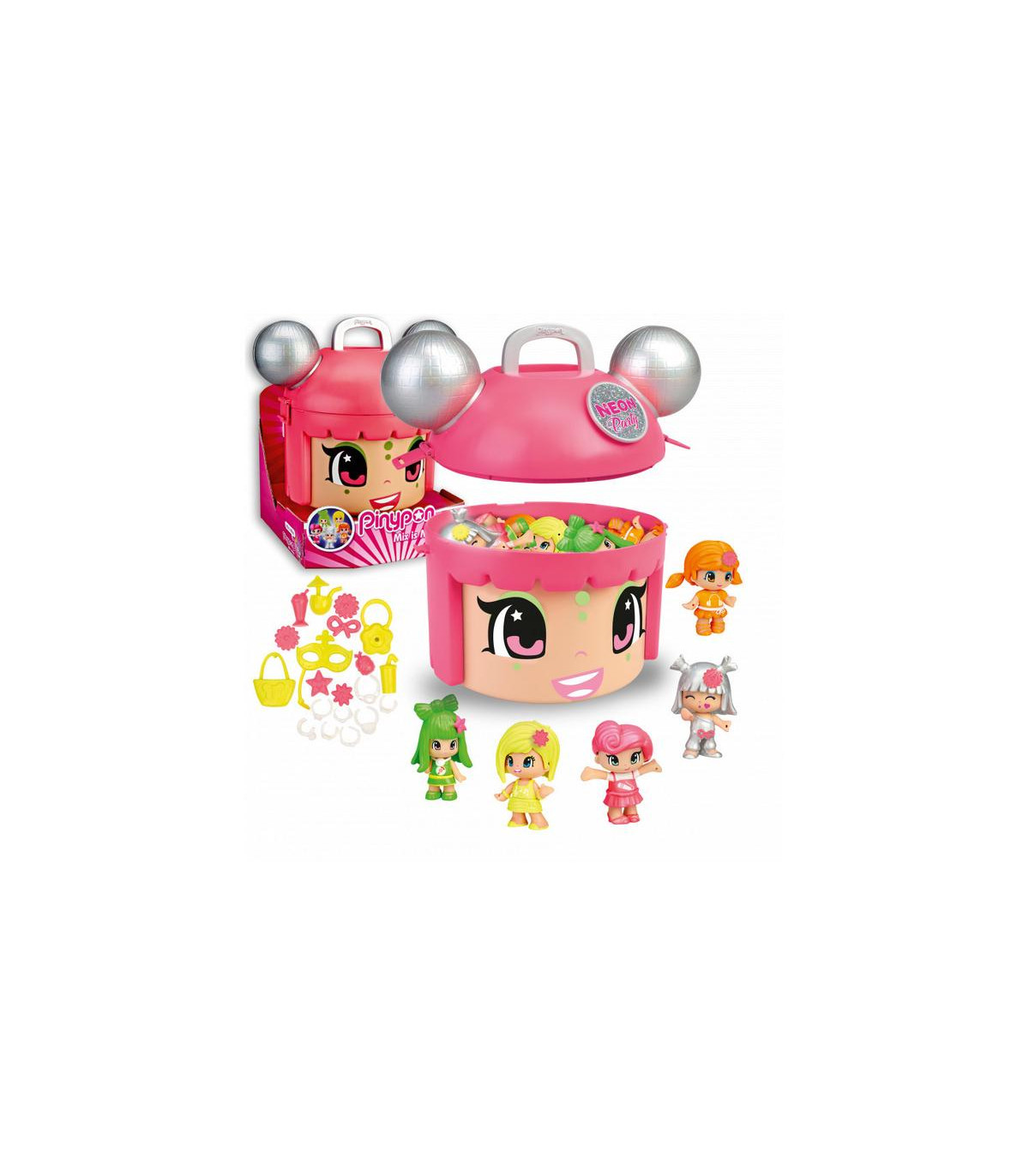 Pinypon Cabeza Neon Party