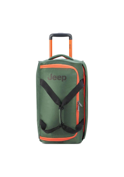 Bolso De Cabina Con Carro 55 Cm Jeep By Delsey 9d - Verde