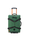 Bolso De Cabina Con Carro Impermeable 55 Cm. Jeep By Delsey 5a - Verde
