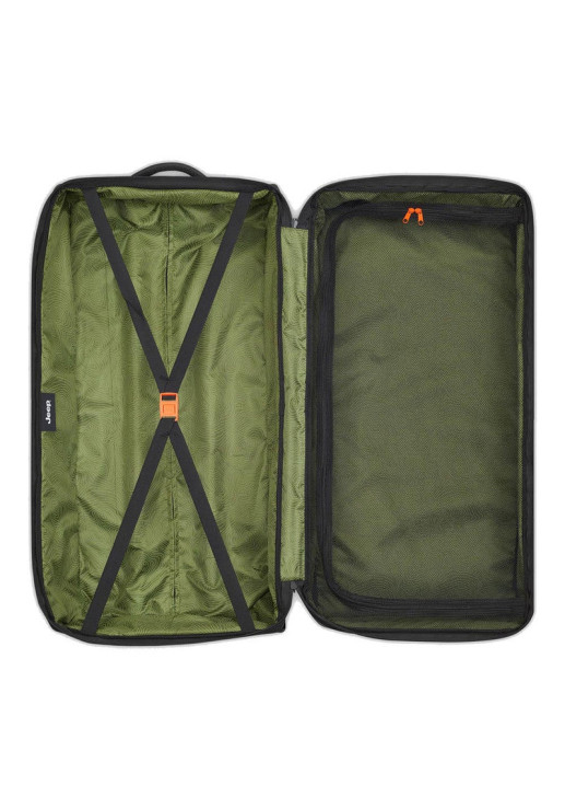 Bolso Grande Con Carro 82 Cm Jeep By Delsey 7c - Gris Plata