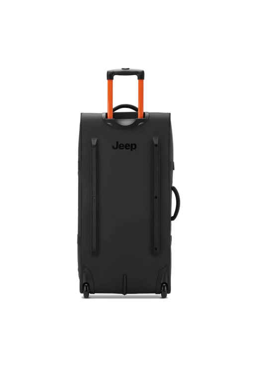 Bolso Grande Con Carro 82 Cm Jeep By Delsey 7c - Gris Plata