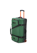 Bolso Mediano Con Carro Impermeable 72 Cm Jeep By Delsey 5a - Verde