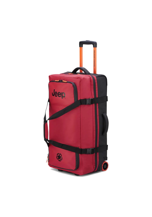 Bolso Mediano Impermeable 73 Cm. Jeep By Delsey 6b - Rojo