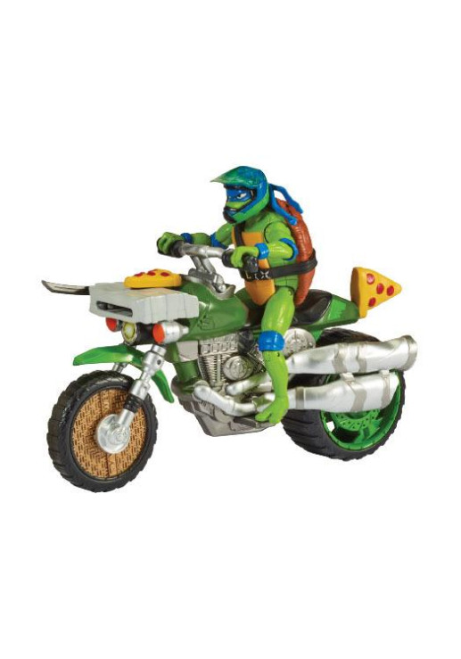 Tortugas Ninja Película | Figura Con Moto Ninja Cycle