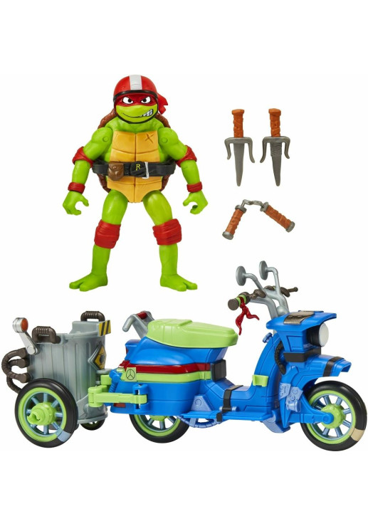 Tortugas Ninja Película | Figura Con Moto Ninja Cycle
