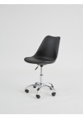 Silla Tulip Negra Giratoria