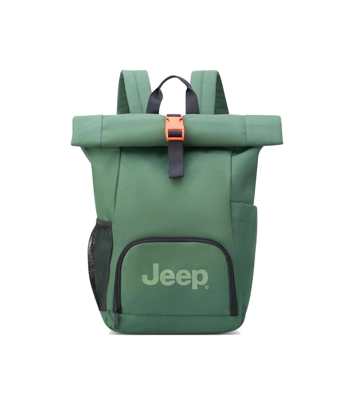 Mochila Portanotebook 14" Rolltop Jeep By Delsey 16d - Verde Oliva