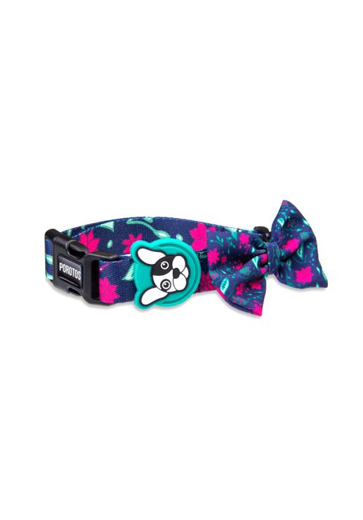 Collar Con Moño Floral L