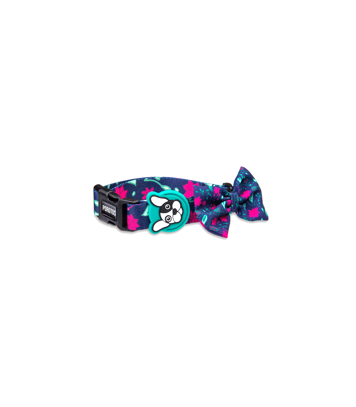 Collar Con Moño Floral L