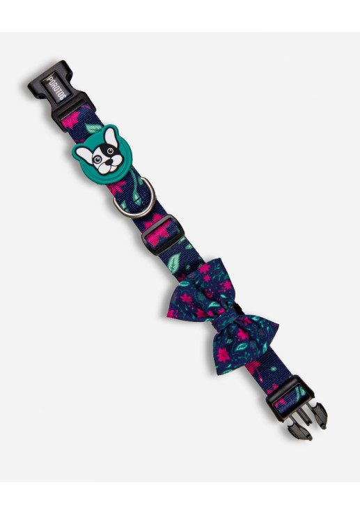 Collar Con Moño Floral L