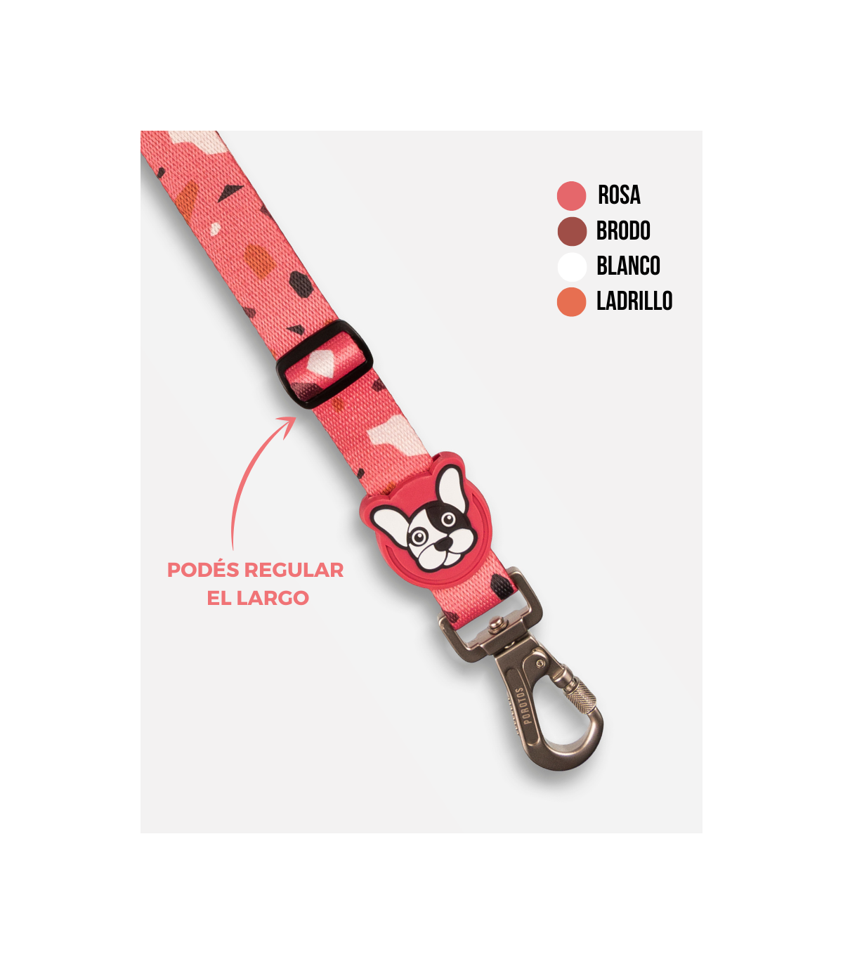 Cinturón De Seguridad Rocky Rosa L