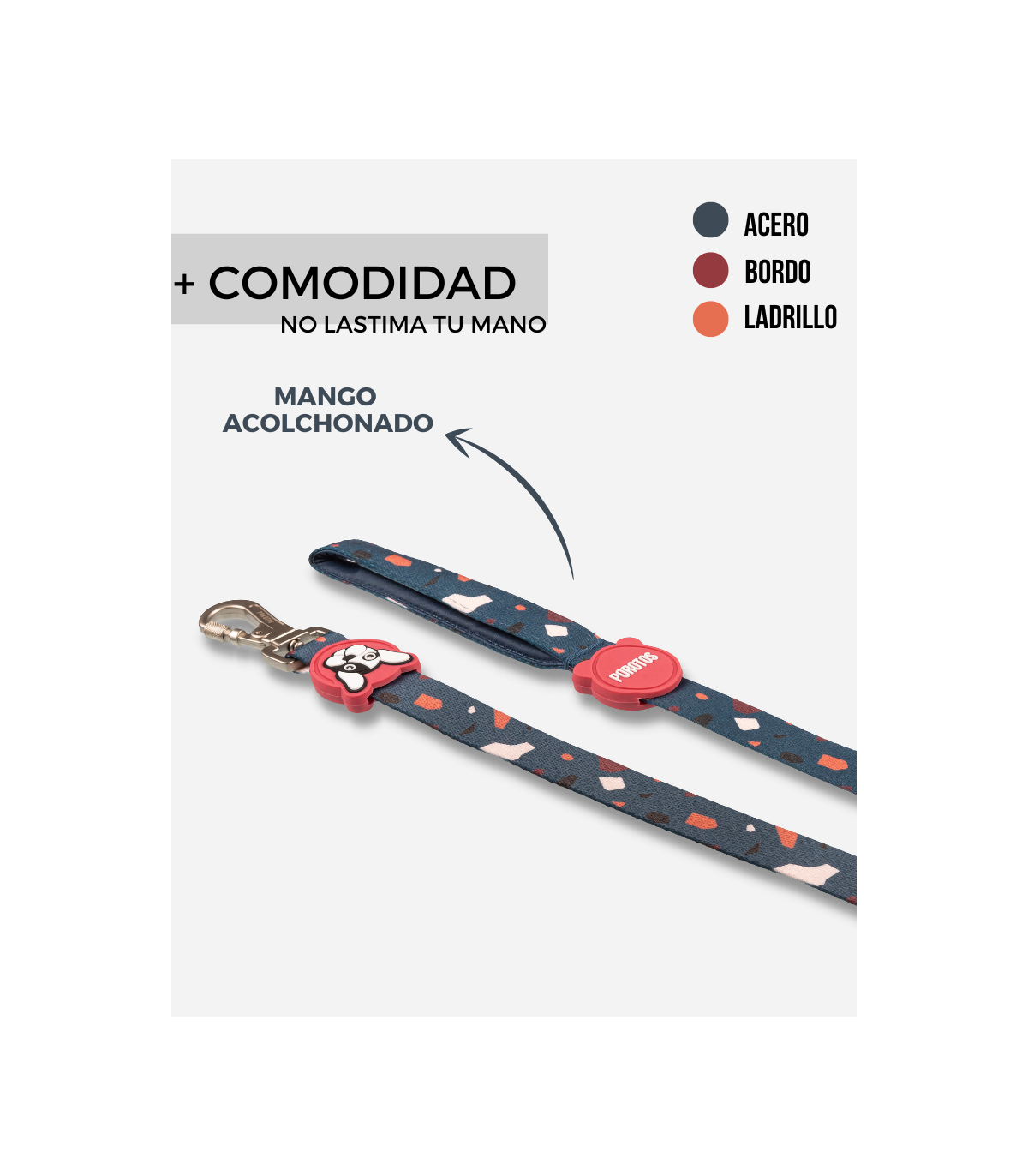 Correa Estándar Rocky Azul* 2 Mts (acero) L