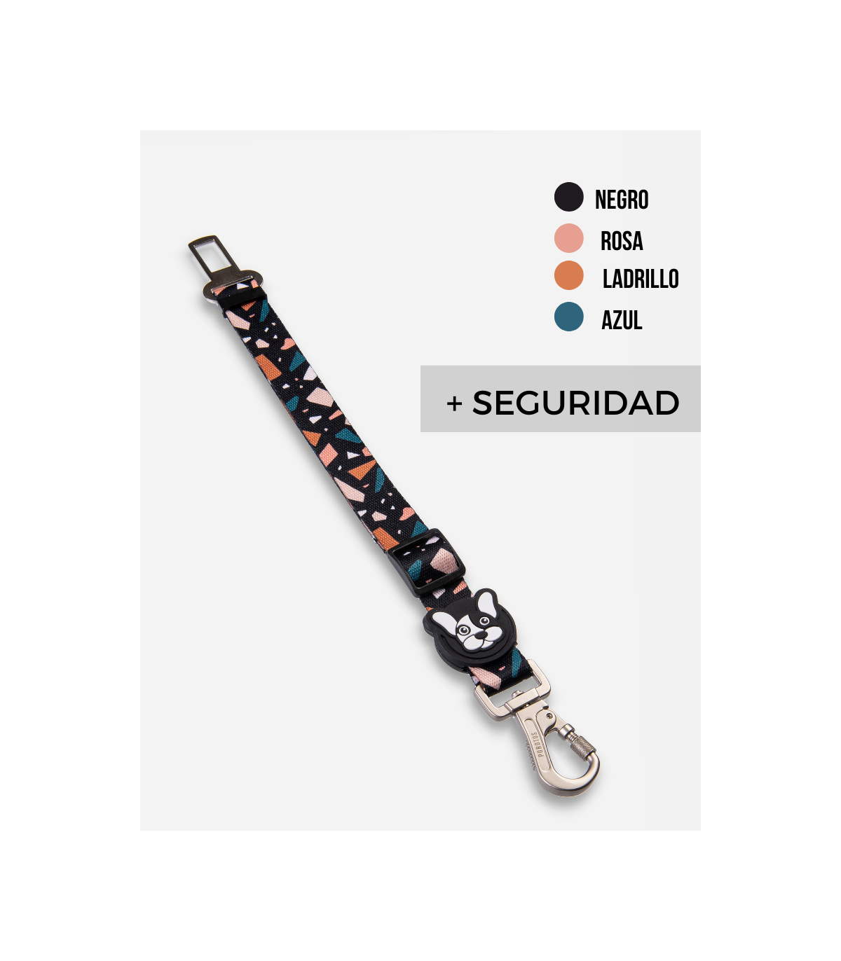 Cinturón De Seguridad Rocky Negro S