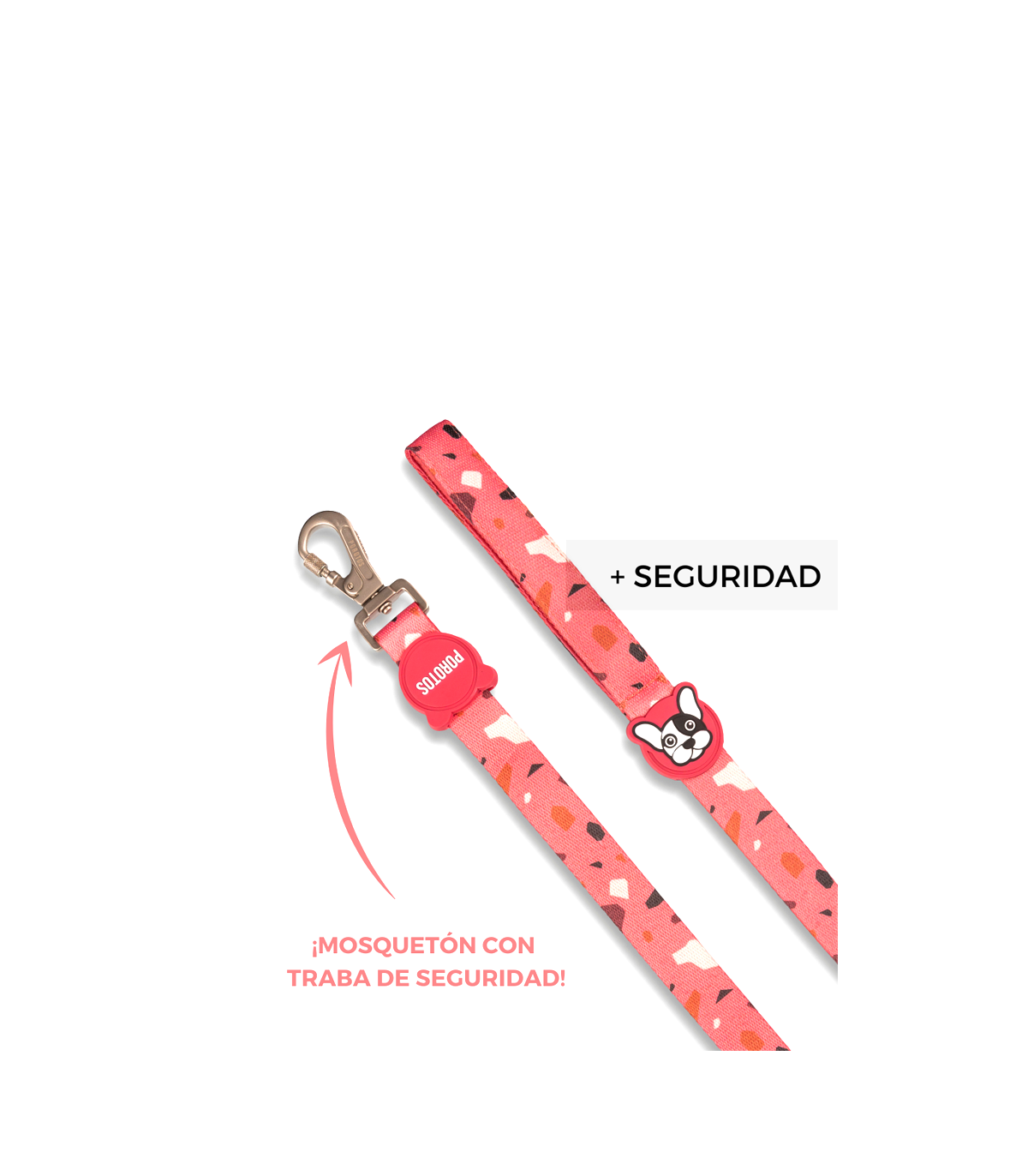 Correa Estándar Rocky Rosa * 2 Mts S