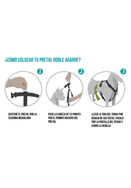 Pretal Doble Agarre Apolo L
