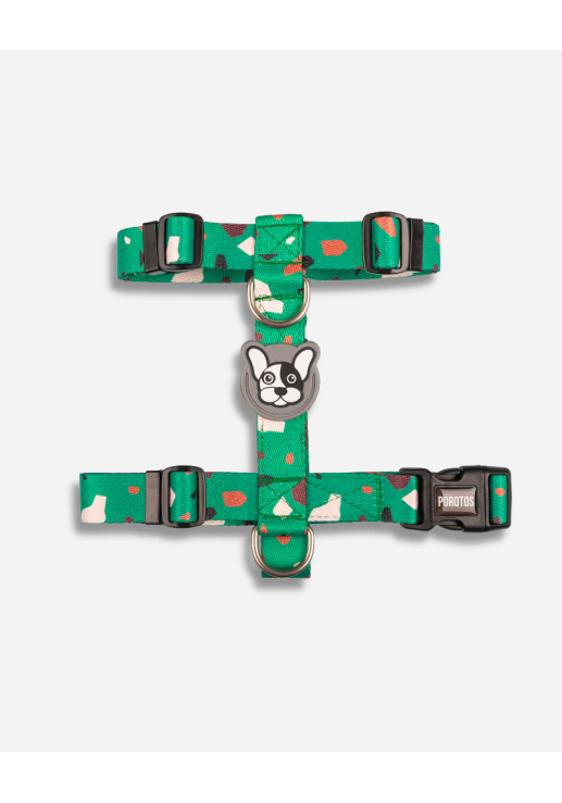 Pretal Doble Agarre Rocky Verde S