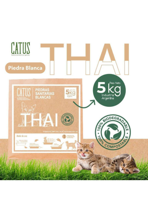 Piedra Blanca Thai X 5kg Con Packaging Ecologico