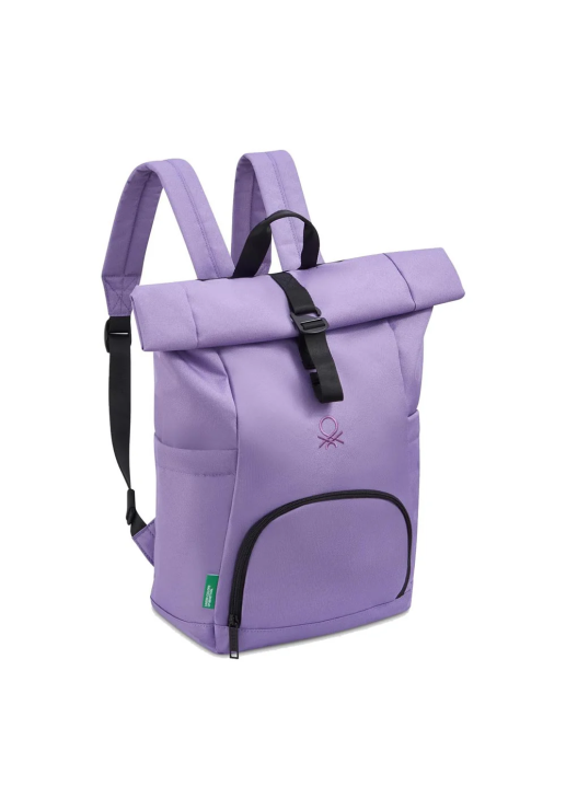 Mochila Portanotebook 15.6 Pulgadas Enrollable Benetton Be By Delsey - Lila