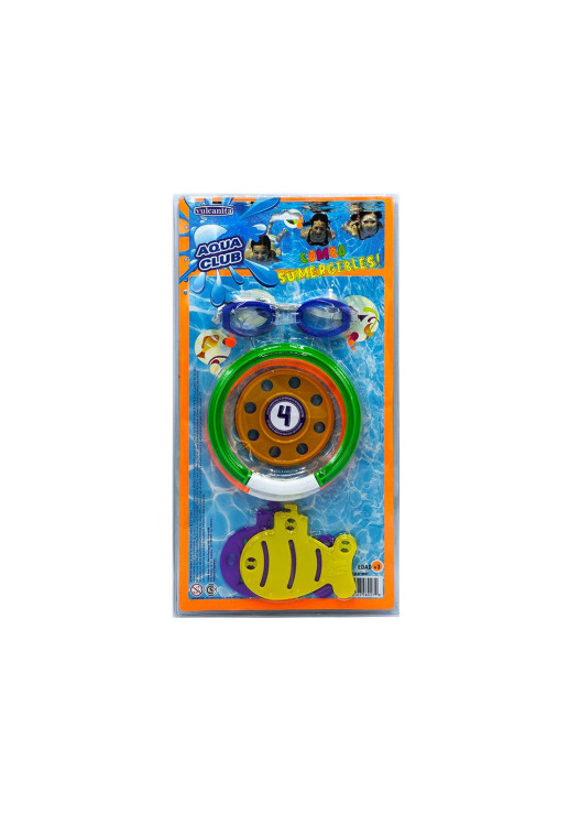 Set Antiparras Y Discos Sumergibles