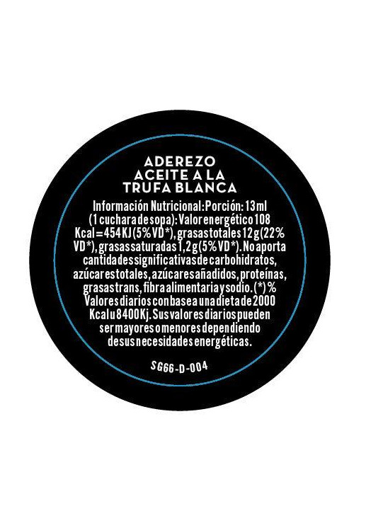 Aceite A La Trufa Blanca - 70 Ml