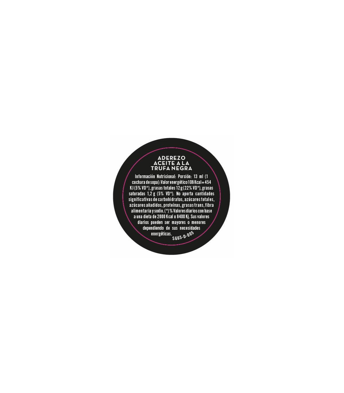 Aceite A La Trufa Negra - 70 Ml