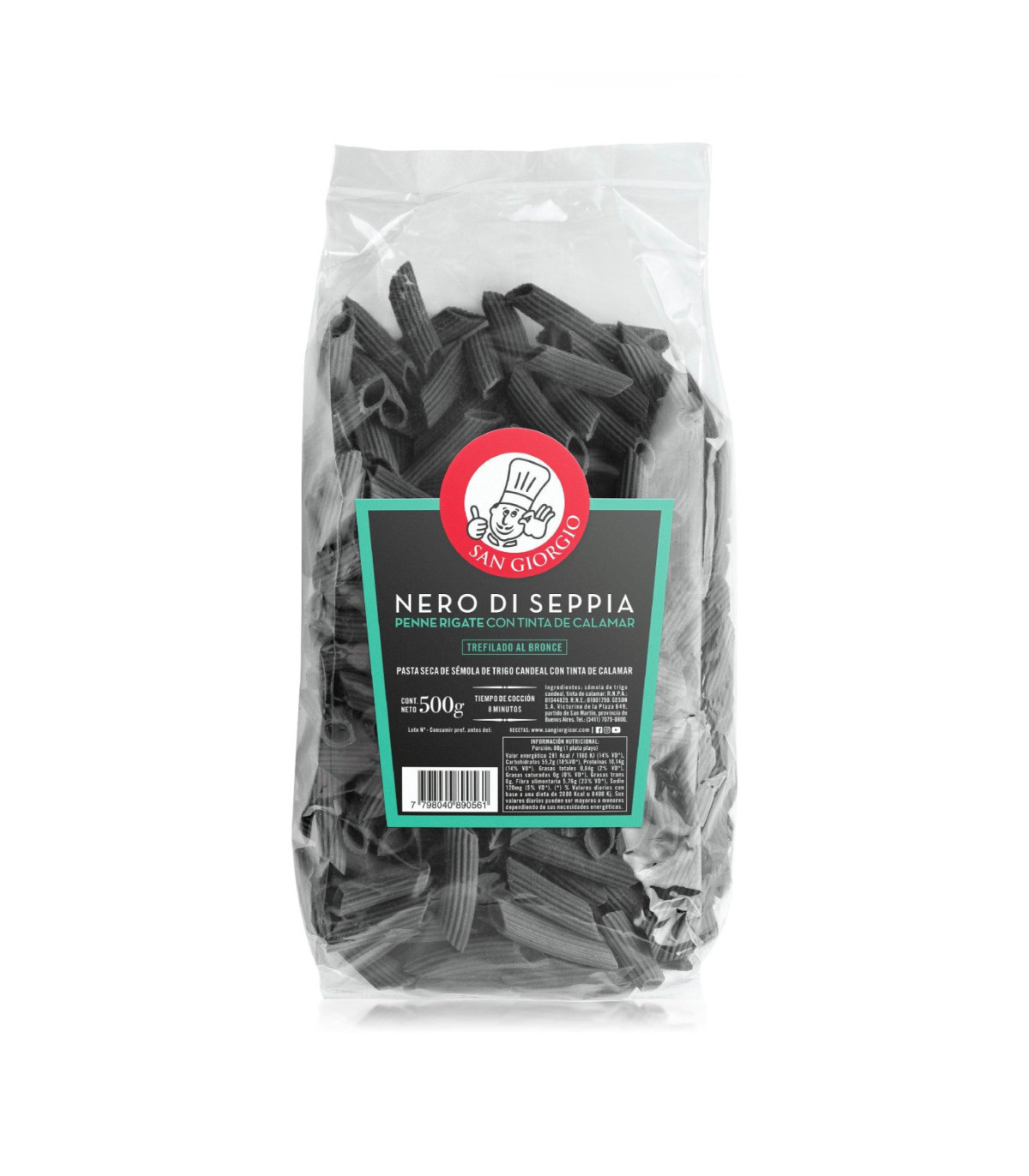 Penne Negro Di Sepia