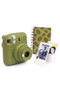 Camara Instantánea Instax Fujifilm Mini 12 Oliva Kit + Accesorios + 3 Cuotas Sin Interés!