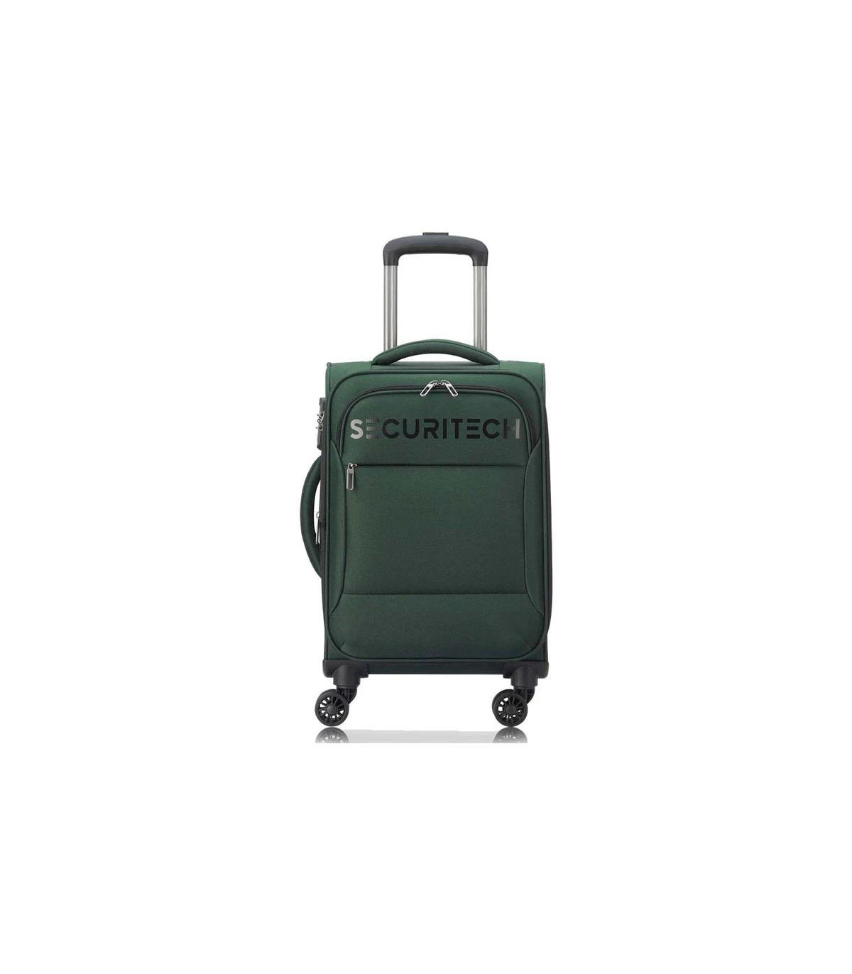 Valija De Cabina Expandible 55 Cm. Securitech Vanguard By Delsey - Verde