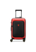 Valija De Cabina Expandible 55 Cm. C/ Portanotebook Peugeot Zip - Rojo