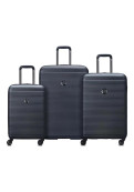 Set De 3 Valijas Expandibles Freestyle - Gris Oscuro