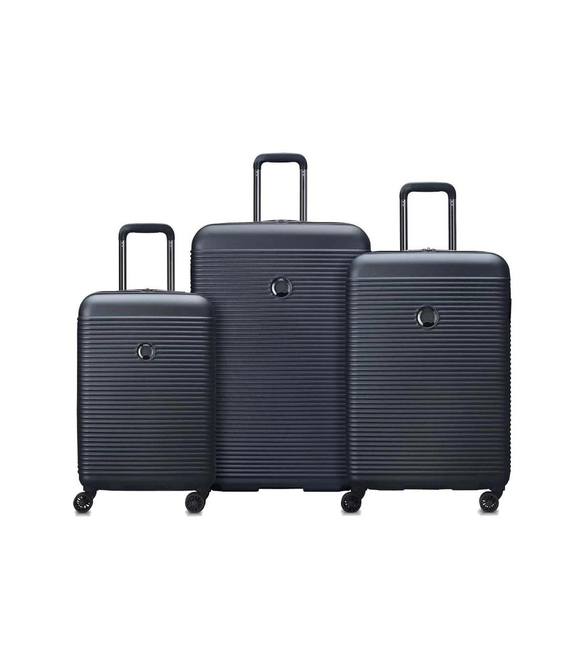 Set De 3 Valijas Expandibles Freestyle - Gris Oscuro