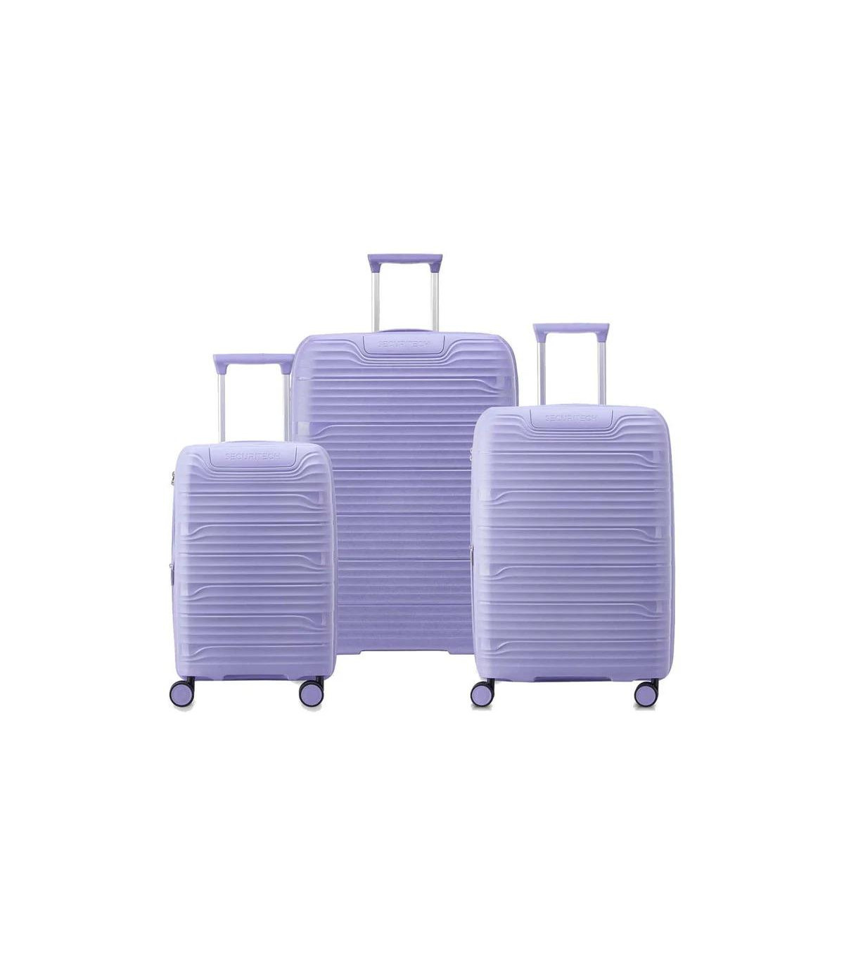 Set De 3 Valijas Expandibles Securitech Dune By Delsey - Lavanda
