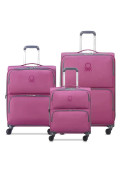 Set De 3 Valijas Expandibles Ucb Softside - Rosa
