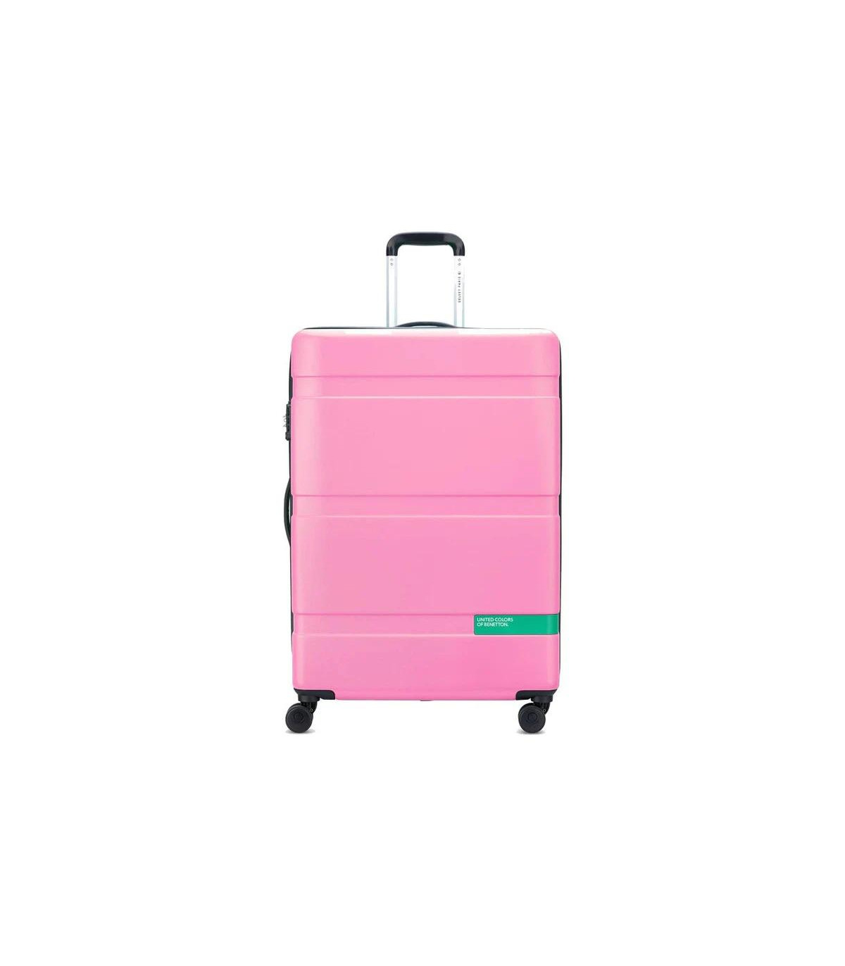 Valija Grande 76 Cm. Now Hardside By Benetton - Rosa