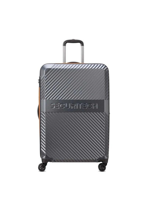 Valija Grande Expandible 76 Cm. Securitech Patrol By Delsey - Gris