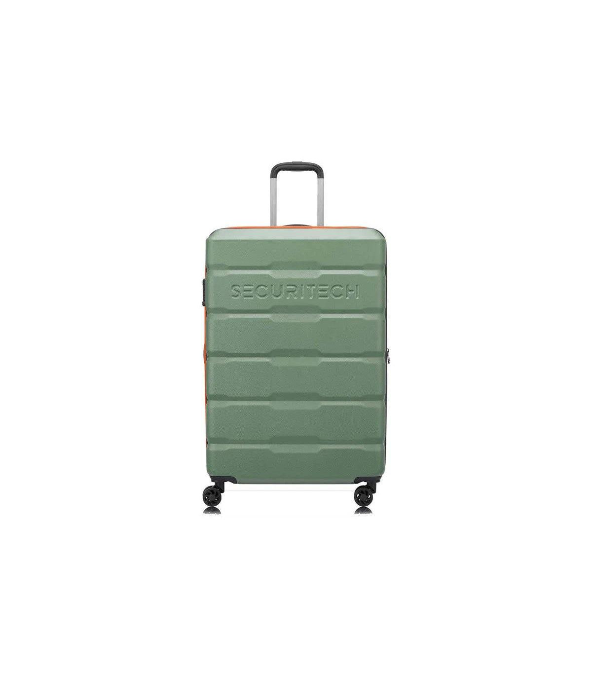 Valija Grande Expandible 75 Cm. Securitech Citadel By Delsey - Verde