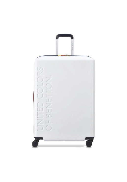 Valija Grande 75 Cm. Benetton United By Delsey - Blanco