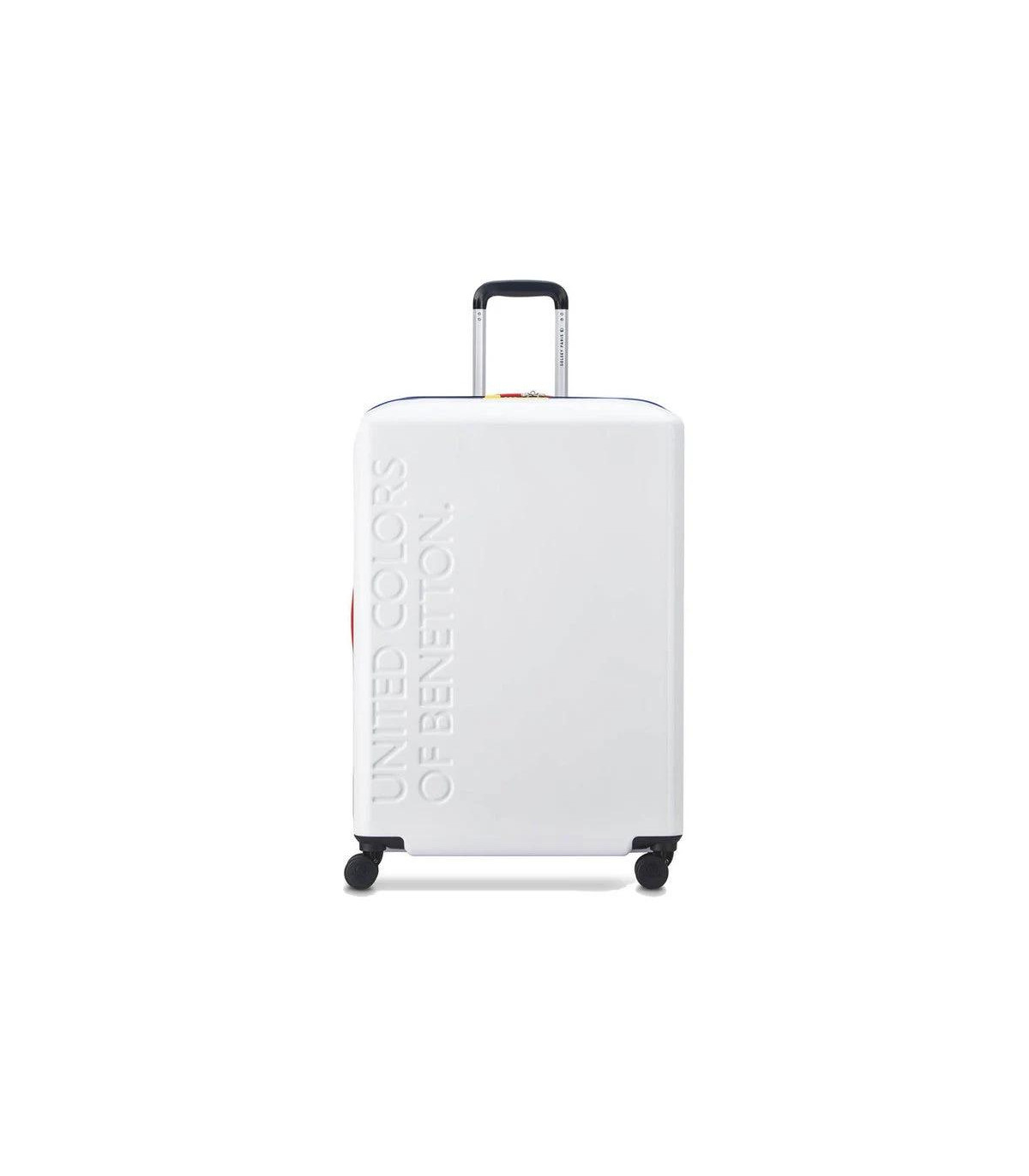 Valija Grande 75 Cm. Benetton United By Delsey - Blanco