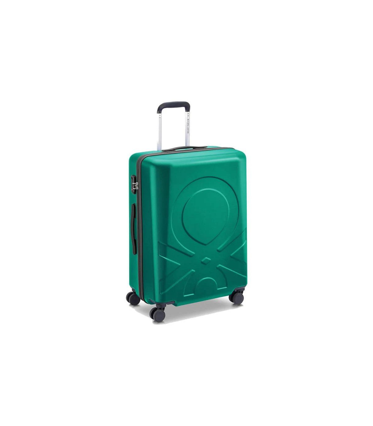 Valija Grande 82 Cm. Benetton Fabrica By Delsey - Verde