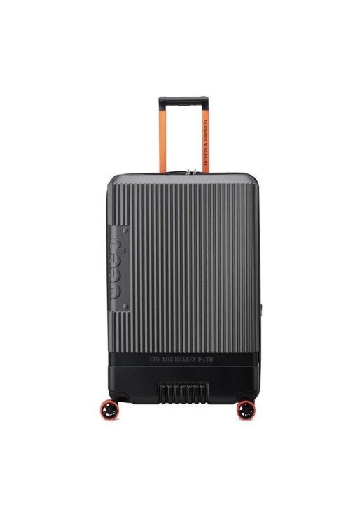 Valija Mediana Expandible 66 Cm Jeep By Delsey 1a - Gris Oscuro