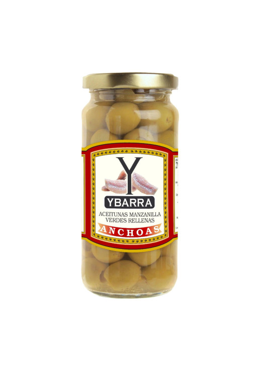 Aceitunas Rellenas - Con Anchoas - 142 Gr