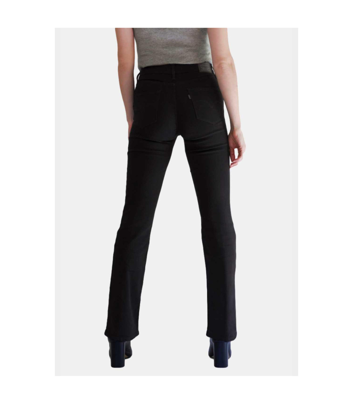 Hi Rise Bootcut Negro - 24