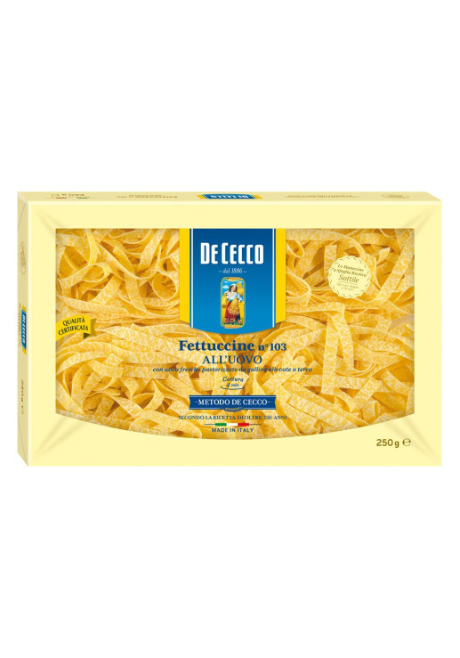 Fettuccine Matasse Al Huevo De Cecco 250 Gr.